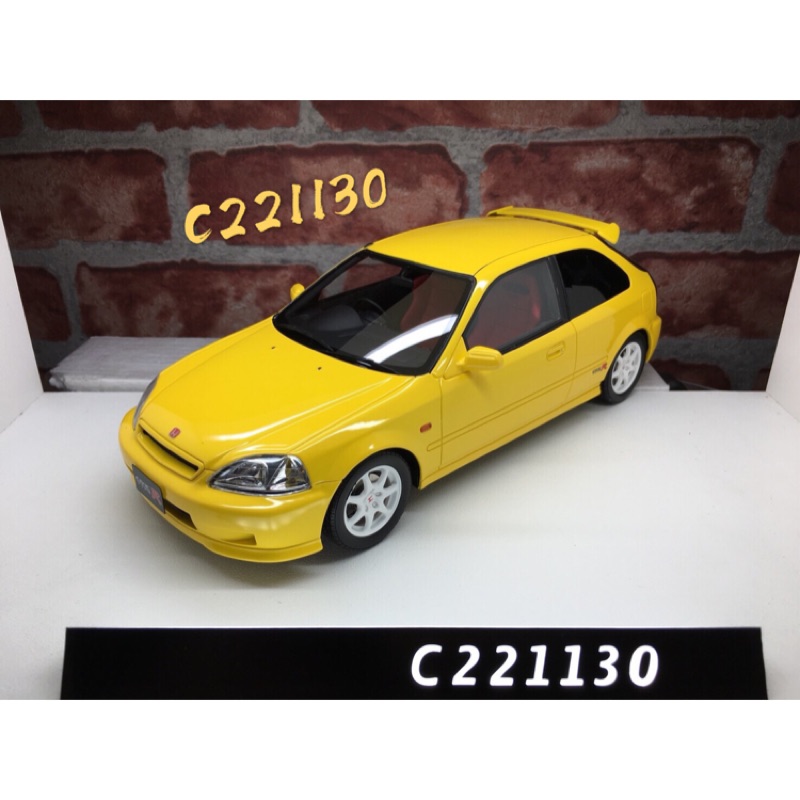 商品を販売 OTTO 1/18 HONDA CIVIC TYPE R EK9 VTEC 模型 www.esn