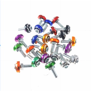 專業改裝 機車改裝件配件電動車福喜巧格裝飾件個性螺絲帽蓋 彩色螺絲