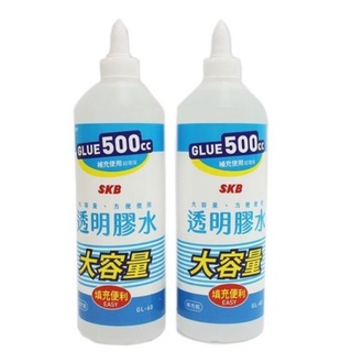 【黑麻吉】補充膠水 SKB GL-60 膠水 補充膠水 500cc 史萊姆膠水