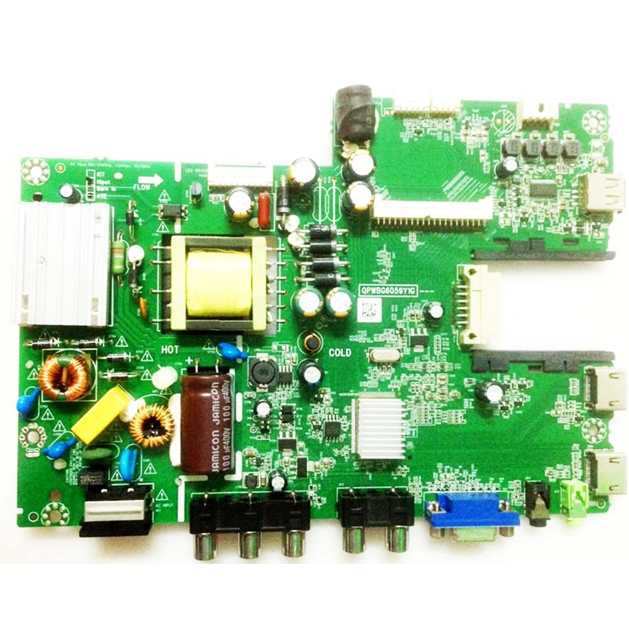 [維修]聲寶 SAMPO EM-32CT16D 32吋 LED液晶電視 不過電/不開機/無法開機 主機板維修