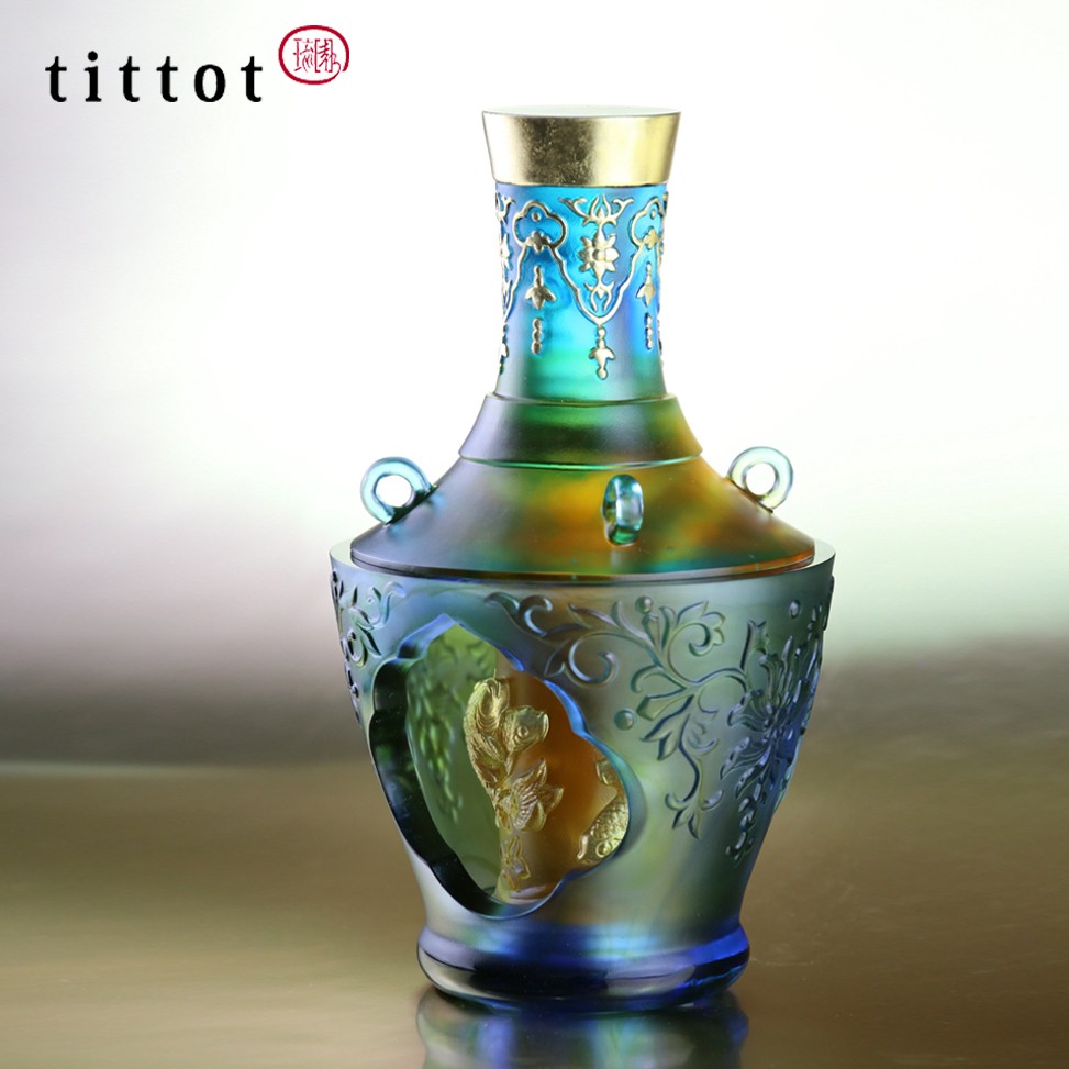 【tittot 琉園丨平安有餘】《故宮聯名款》 琉璃 藝術品 收藏 擺飾