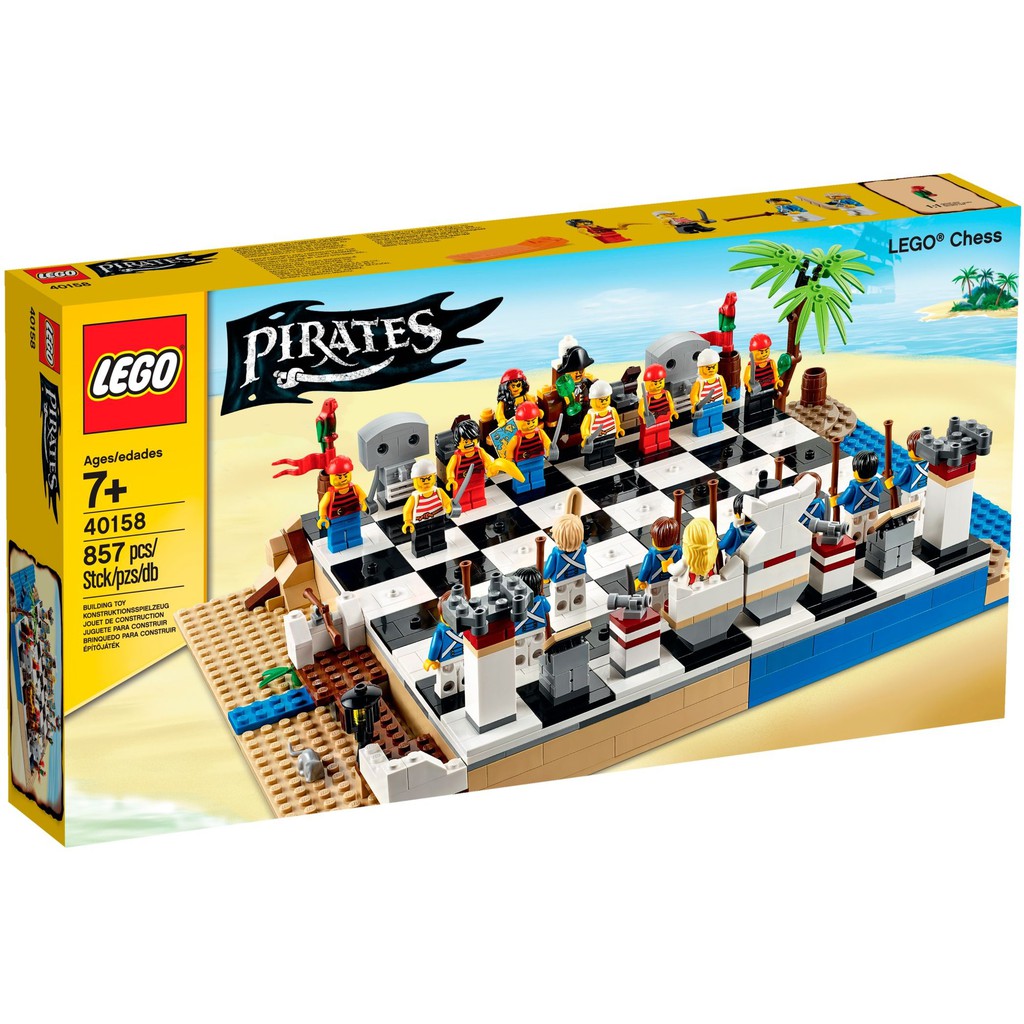 [正版] 絕版 樂高 LEGO 40158 海盜 西洋棋 Pirates Chess Set (全新未拆品)