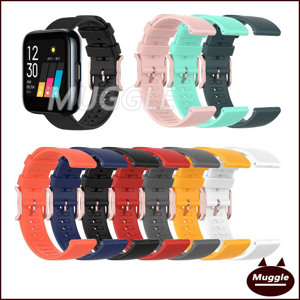 【現貨】Realme watch 錶帶 矽膠錶帶 替換腕帶 Realme手環 Realme watch手錶帶