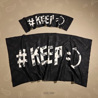 #KEEP PAISLEY TOWEL 變形蟲 腰果花 圖騰 閃電微笑 毛巾 浴巾 運動【KS78】