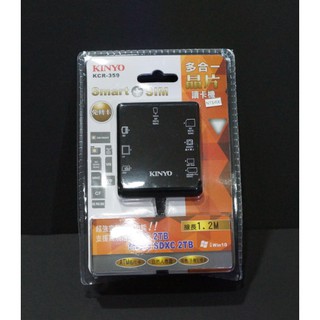 【夜野3C】KINYO 多合一晶片讀卡機 KCR-359 記憶卡 SD卡 Micro SD