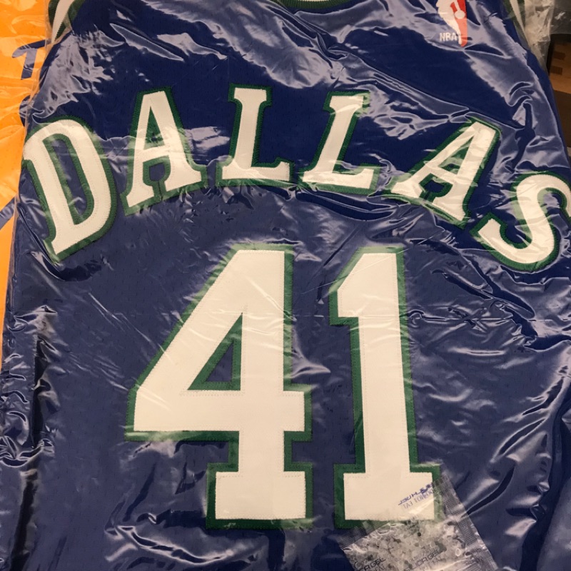 NBA球衣 Mitchell &amp; Ness Dirk Nowitzki M&amp;N AU 44L 球衣