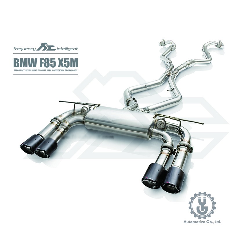 【YGAUTO】FI BMW X5M (F85) S63 B44 2015+ 中尾段閥門排氣管 全新升級 底盤