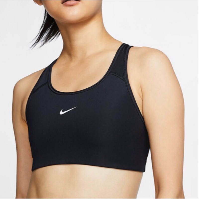 Nike Swoosh Bra Pad 女款中度支撐型一片式襯墊運動內衣 黑 全新