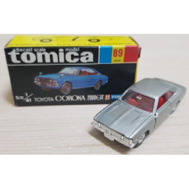 tomica 89 黑盒 日本製 1e輪 Toyota Corona 2000gt