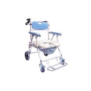 杏華鋁製附輪收合便器椅/洗澡椅 (107-WS-A1)