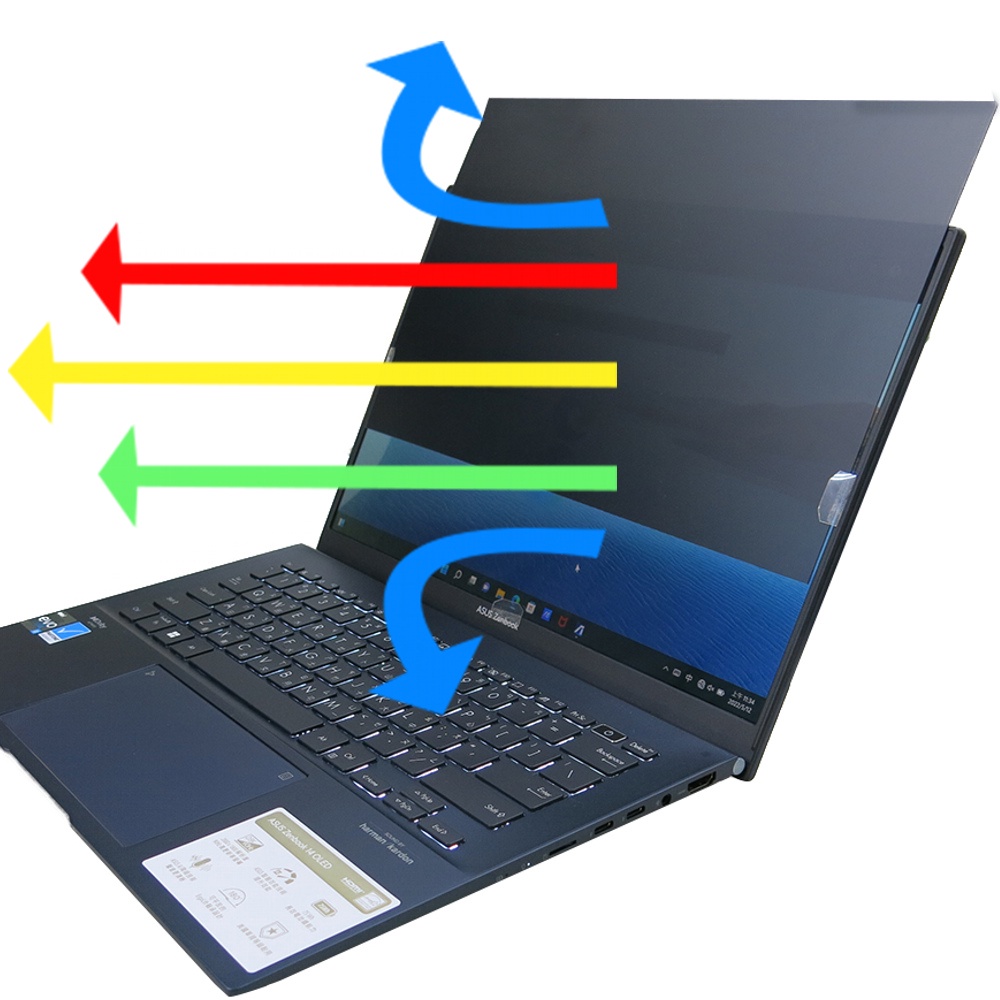 【Ezstick】ASUS ZenBook 14 UX3402 UX3402ZA NB 筆電 抗藍光防眩光 防窺片