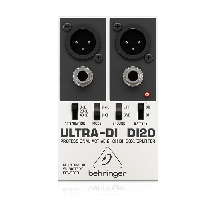 【新麗聲樂器】耳朵牌 Behringer ULTRA DI20 DIBOX DI 訊號轉換盒 阻抗轉換器 前級效果器