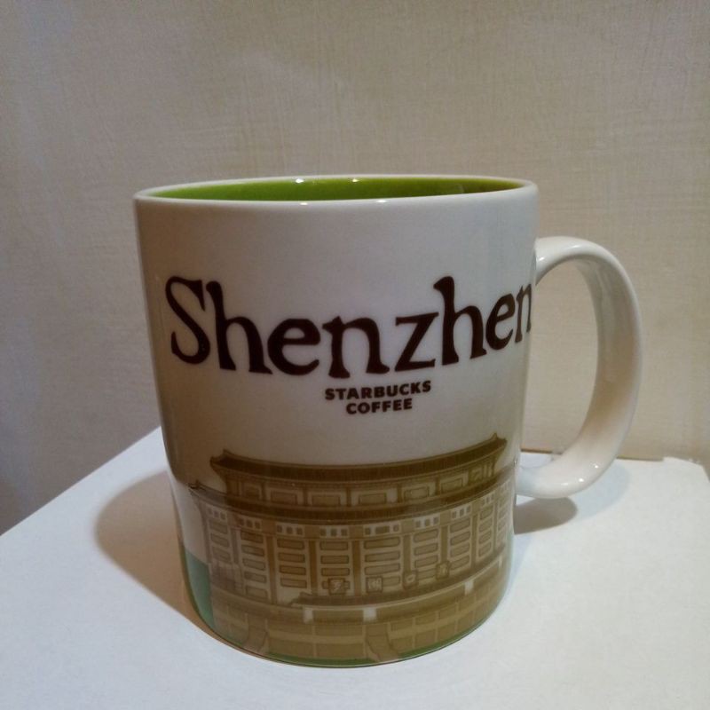 星巴克 大陸 Starbucks CollectorSeries系列 2011深圳 Shenzhen 城市 馬克杯