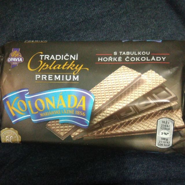 捷克溫泉餅品牌  KOLONADA 巧克力夾心餅乾 好吃分享