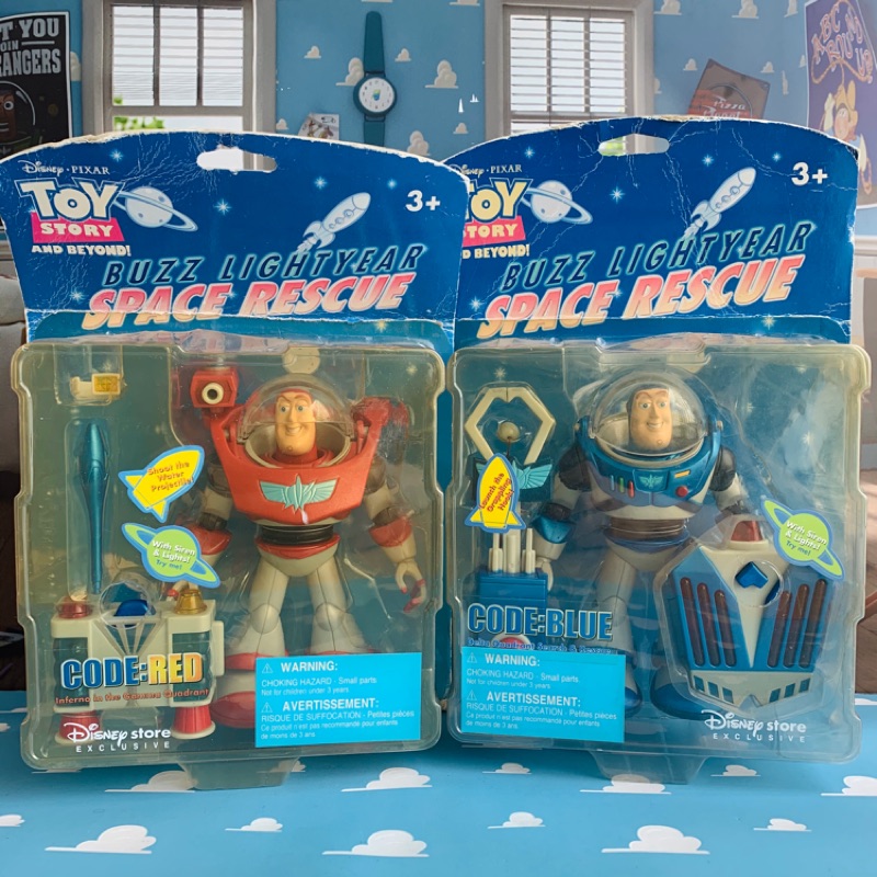 [消毒再出貨]玩具總動員space rescue吊卡火箭太空巴斯光年玩具模型公仔擺飾迪士尼皮克斯單售