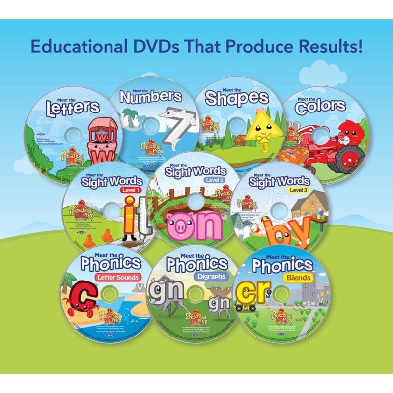 Preschool Prep 10 DVD