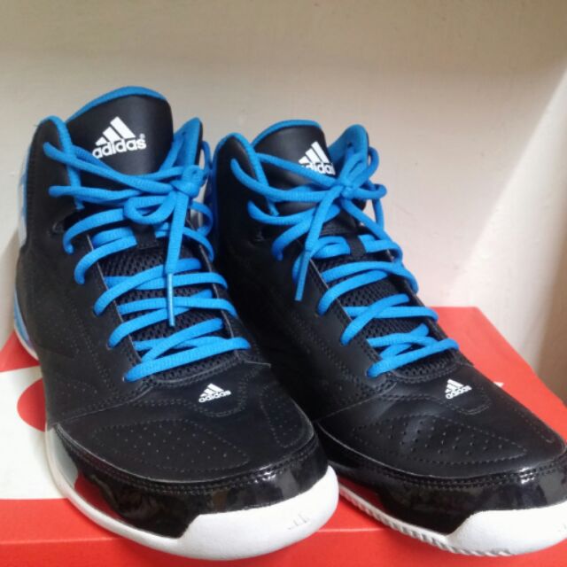 adidas 藍黑配色9.5號 籃球鞋