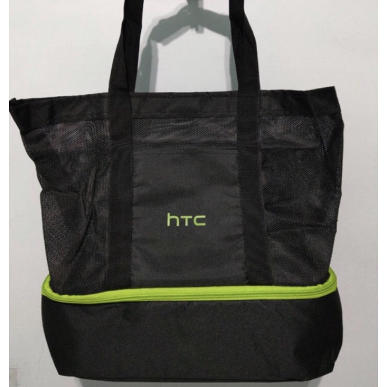 HTC 宏達電股東會紀念品 保溫保冷購物袋 肩背包