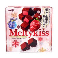 Meiji 日本 明治 MeltyKiss 濃厚夾餡巧克力 (草莓)(抹茶)