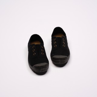 CIENTA 西班牙國民帆布鞋 U70997 01 黑色 黑底 經典布料 童鞋