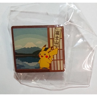 日本 景點限定 pokemon 皮卡丘 專屬造型徽章