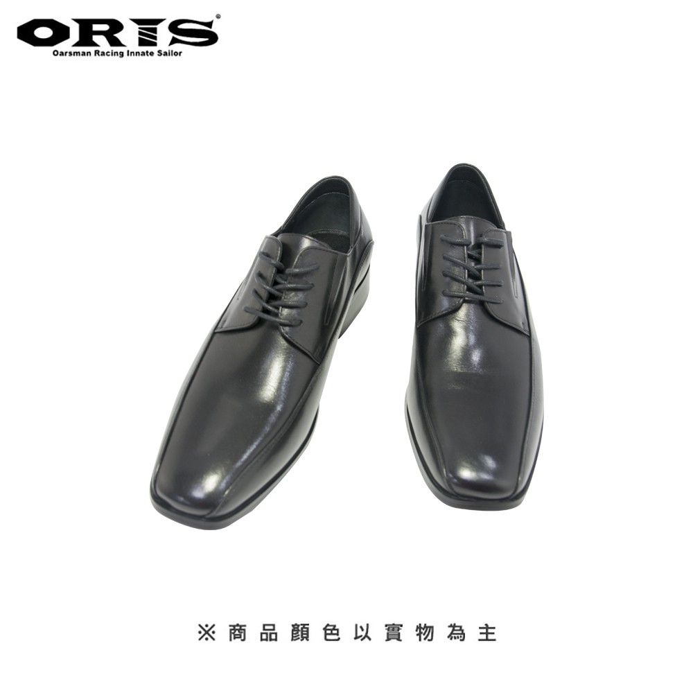 零碼特價 ORIS超寬楦懷舊時尚方頭皮鞋-黑-S0216N01
