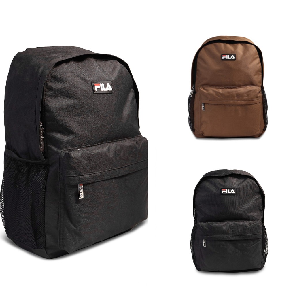 【MAZGO】FILA 斐樂 Student Backpack 學生後背包 運動背包 休閒背包 黑 BPU9002BK