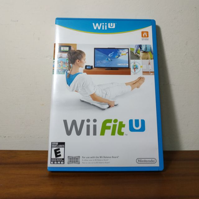 正版全新無刮光碟任天堂nintendo Wii Fit U 運動光碟美語版 蝦皮購物