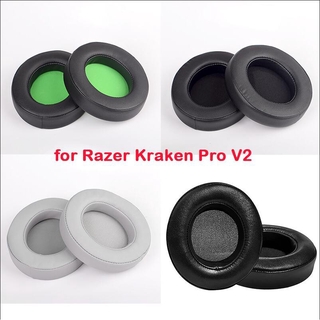 適用於雷蛇Razer Kraken Pro V2北海巨妖耳機套海綿套小羊皮耳套耳罩