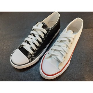 [kikishoes]女生男生帆布鞋白色黑色鞋帶式基本好搭帆布鞋男女情侶鞋現貨餅乾鞋免運活動餅乾鞋帆布鞋😍天天出貨