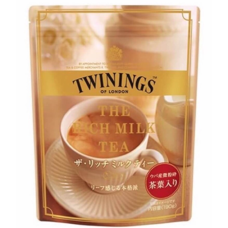 日本原裝進口-頂級片岡TWINING奶茶袋