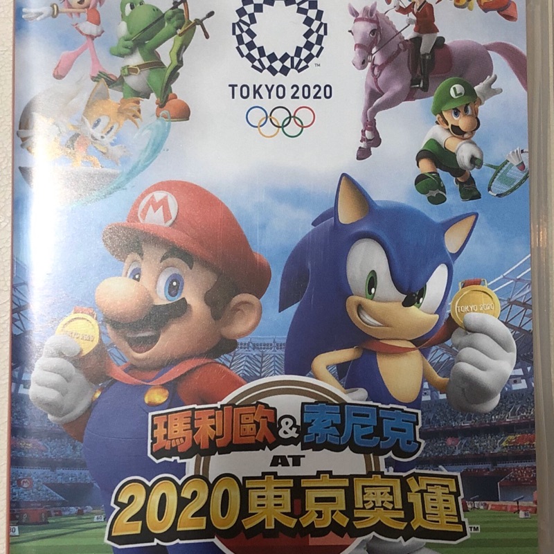 瑪利歐&amp;索尼克 AT 2020東京奧運 switch 遊戲片 二手
