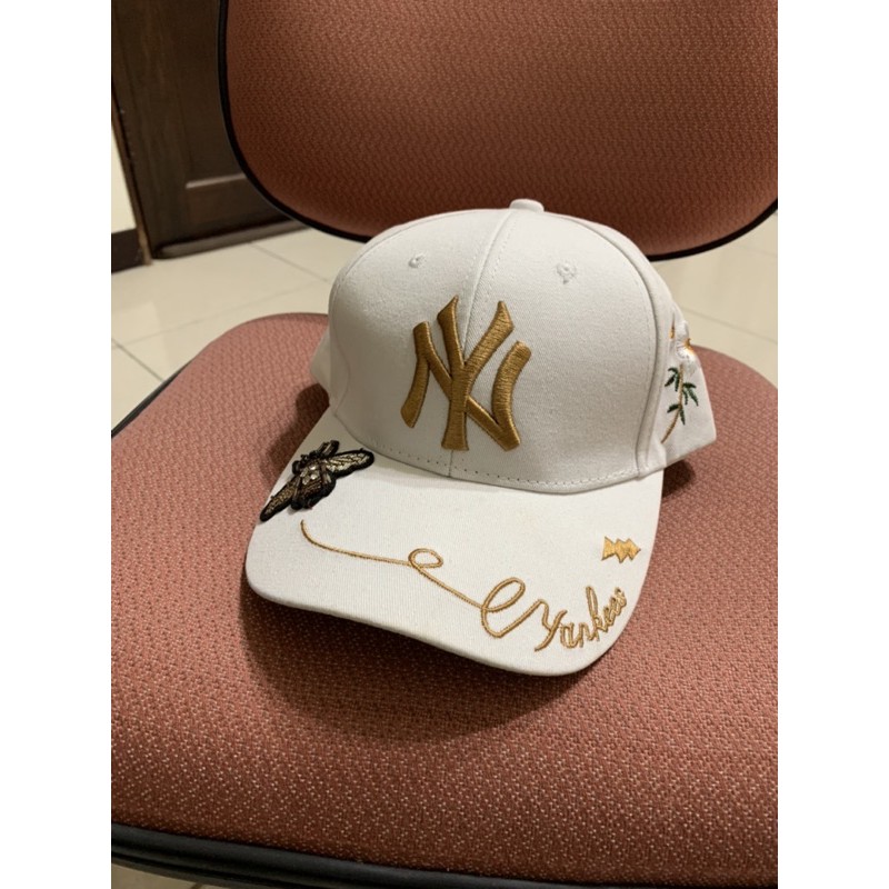 MLB 蜂蝶 棒球帽 紐約洋基隊 可調整式 帽子