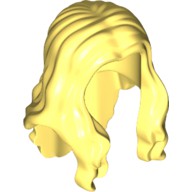 【樂高大補帖】LEGO 樂高 亮黃色 中分長髮 人偶 配件 頭盔 髮飾 頭髮【95225/71000/21302】