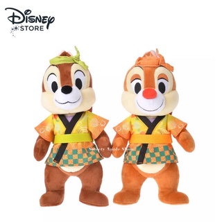 迪士尼【sas 日本限定】迪士尼商店限定 disney store 奇奇蒂蒂 節慶和風『祭』版 玩偶娃娃 對偶套組