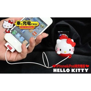 Kitty立體造型Iphone、IPod 汽車用充電器《附贈iPhone5/5S/6/6+轉接頭》⚡️現貨出清