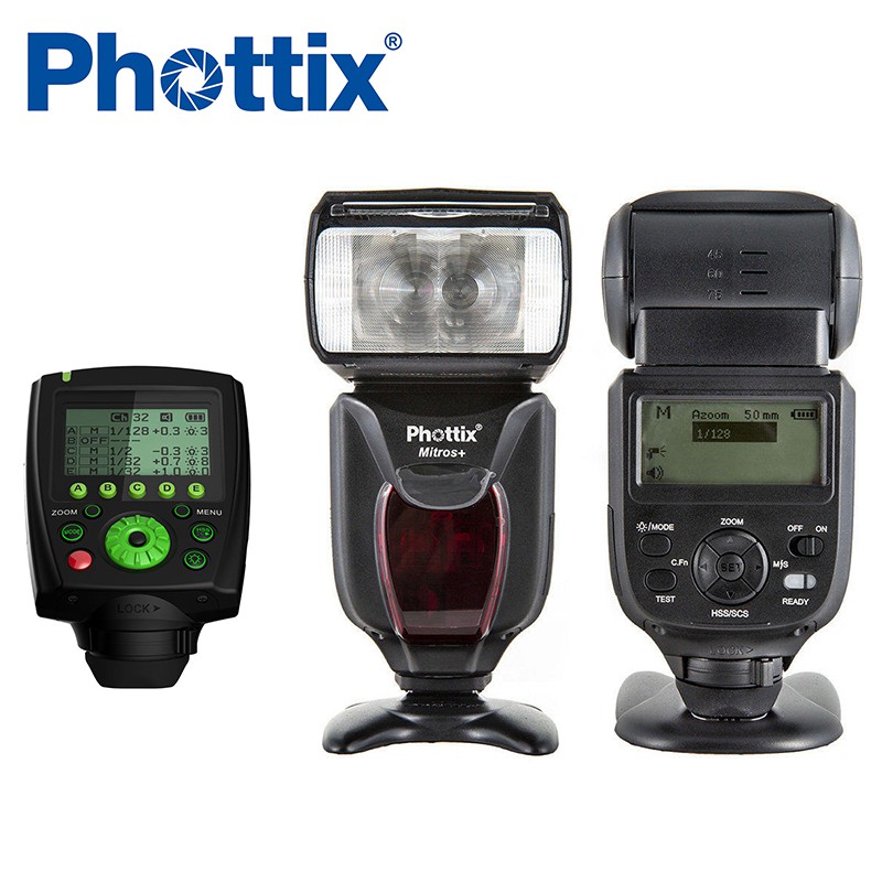 Phottix Mitros+ TTL 閃光燈兩支 送Odin II 發射器+電池 [相機專家] [公司貨]
