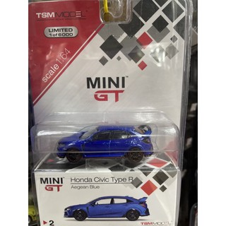 《模王》 1/64Mini GT模型合金車#2 Honda Civic type R