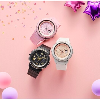 BABY-G ｜CASIO 卡西歐 星空盤錶系列 共三色 白色 粉色 黑色 BGA-150ST