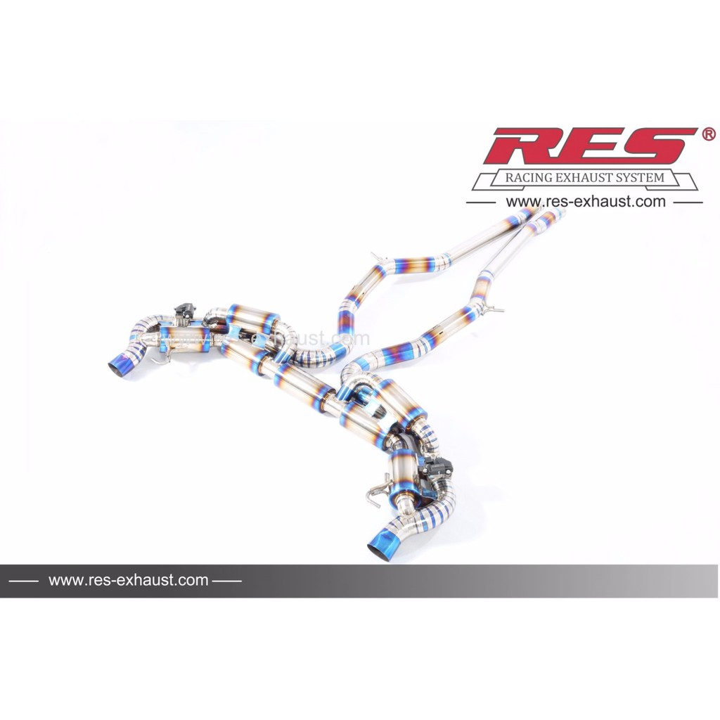 RES排氣管 MERCEDES-BENZ AMG W217 S63 不鏽鋼/鈦合金 當派 中尾段