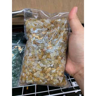 【畫意坊】小碎石1公斤裝 黃玉 石#碎石 #磁場 #能量 #聚寶盆 天然碎石 水晶碎石 水晶 消磁 淨化