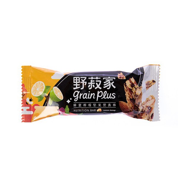 台灣【野菽家】 Grain Plus海苔黎麥堅果、蔓越莓堅果、蜂蜜檸檬堅果、地瓜堅果 營養棒《長毛象休閒旅遊名店》