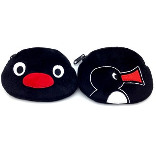 Pingu絨毛圓型零錢包【臺灣正版現貨】