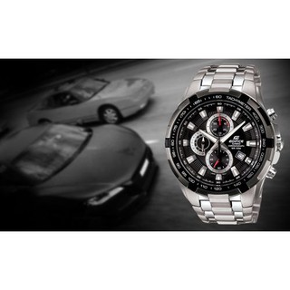 【金臺鐘錶】CASIO 卡西歐 EDIFICE 耀眼主義賽車錶 錶圈經IP離子 EF-539D-1A