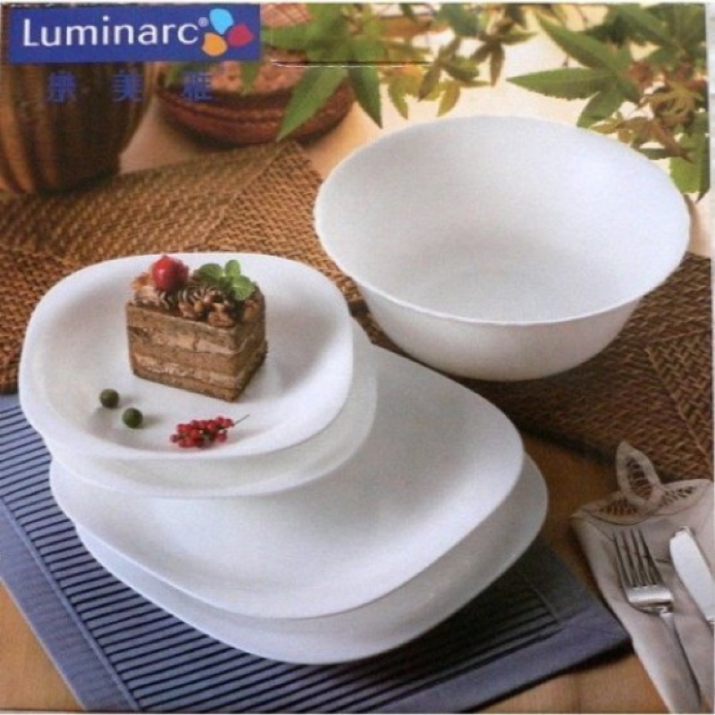 Luminarc 樂美雅盤組 SP-1302 強化餐具5入組