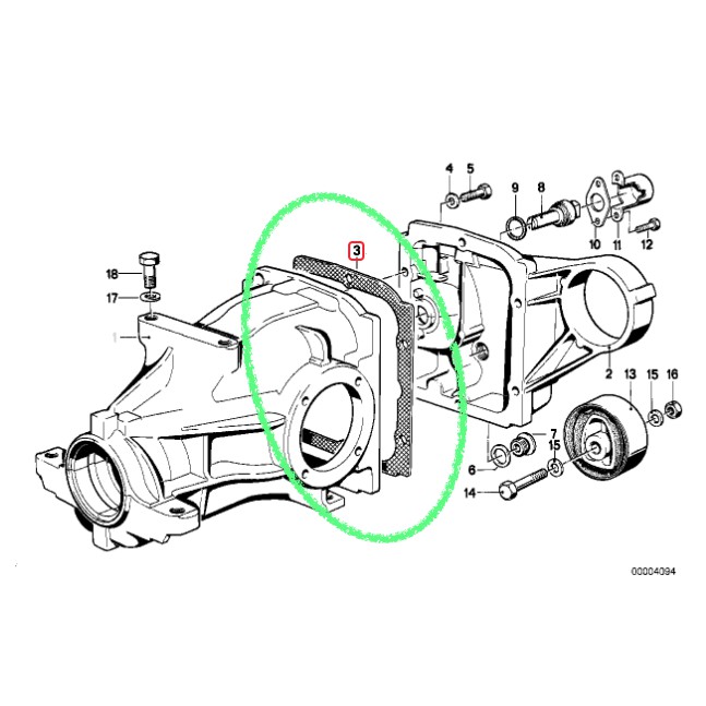 [全新進口] E30 E36 Z3 後差速器墊片 (零件編號:3111210428) 德國Victor Reinz製造