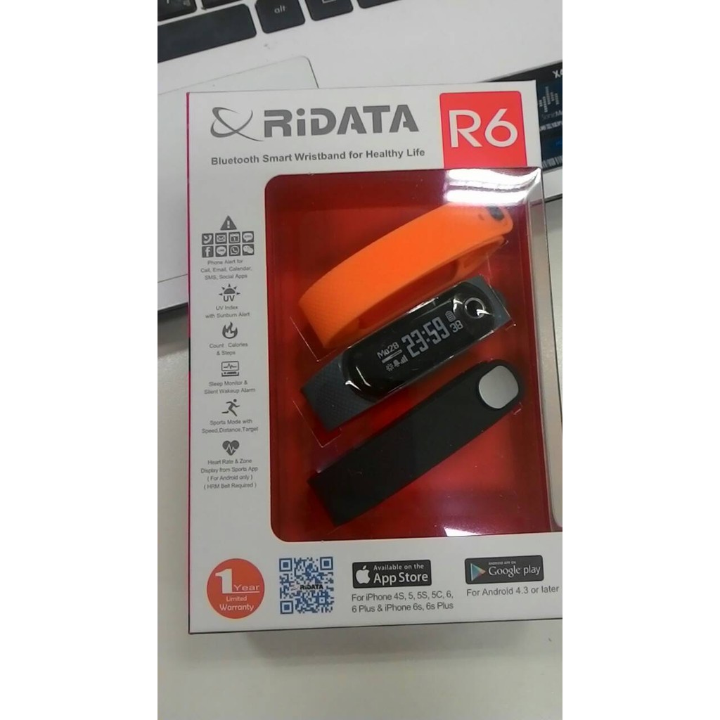RiDATA R6 藍芽智慧型運動手環