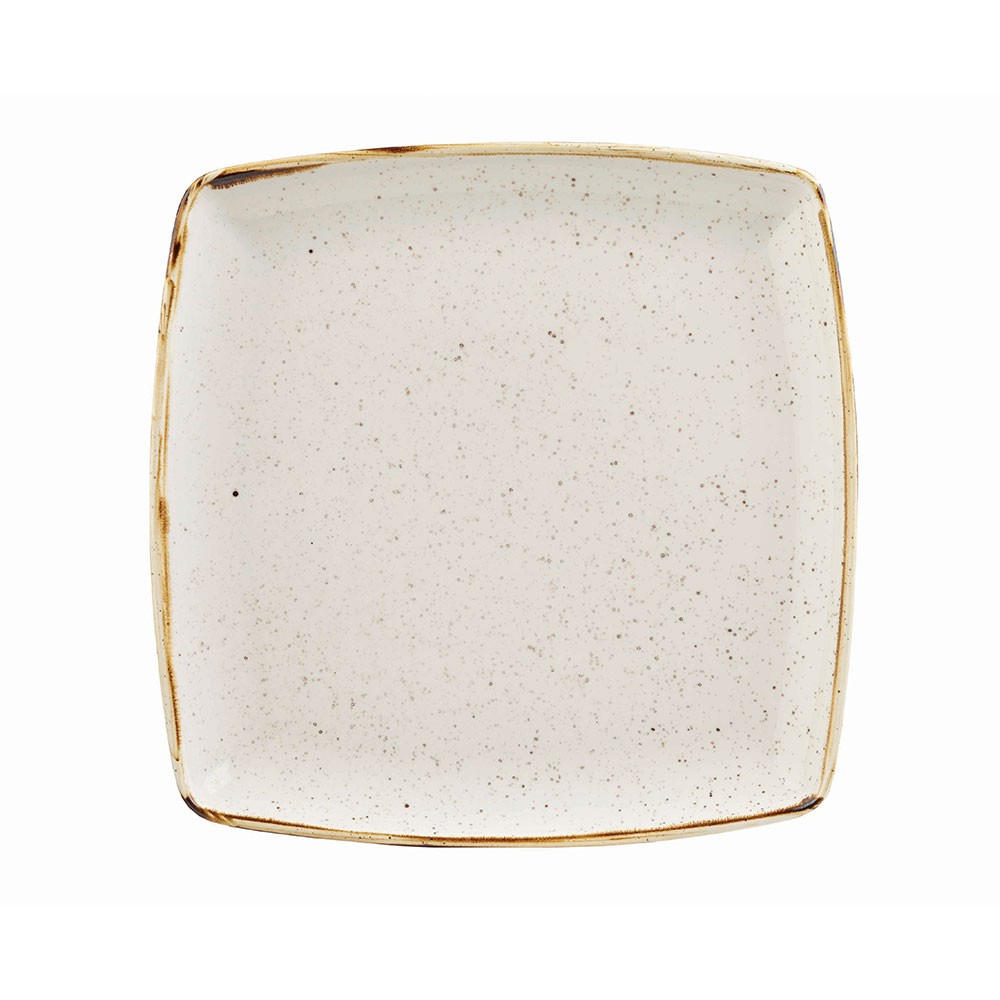 英國CHURCHiLL-點藏系列-米白色 27cm 正方主餐盤