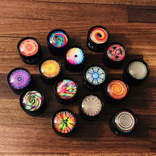 🏵 Painted kaleidoscope grinder彩繪萬花筒 造型 研磨器 30mm 55mm 三層 迷你