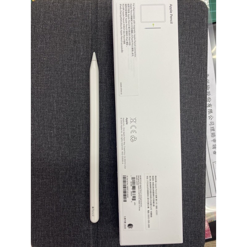 Apple Pencil 第二代 相容於： iPad Pro 12.9 吋 iPad Pro 11 吋